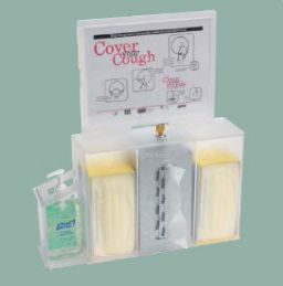 Locking Hygiene Infection Control Station for Hospitals